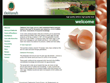 Tablet Screenshot of oaklandsfarmeggs.co.uk